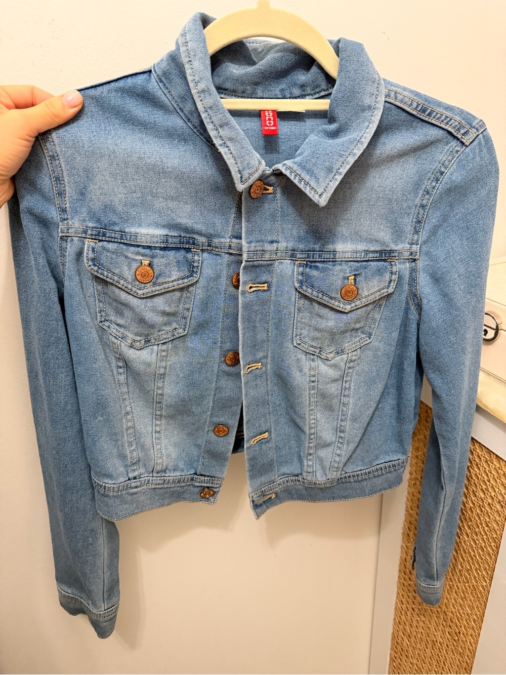 H&M Casual Light Blue Denim Jacket - Women's